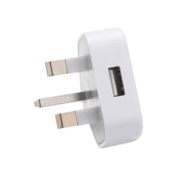مكتب 1 منفذ USB 5 فولت 1A 3 دبوس الجدار شاحن المملكة المتحدة التوصيل USB شاحن محول الطاقة