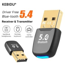 محول بلوتوث USB بلوتوث 5.4 للكمبيوتر دونغل محول لوحة مفاتيح وماوس لاسلكية موسيقى استقبال الصوت جهاز إرسال USB