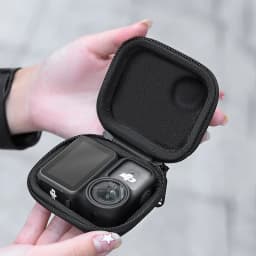 حقيبة تخزين صغيرة للسفر وحافظة حمل لكاميرا DJI Osmo Nano مع واقي شاشة زجاجي وملحقات كاميرا DJI Osmo Nano
