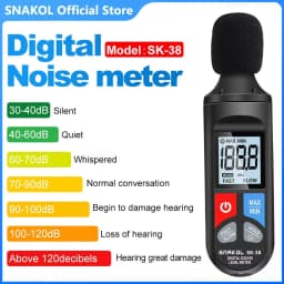 مستوى الصوت الرقمي متر مستوى الصوت متر Sonometro الصوت متر ديسيبيليمترو 30-130dB ديسيبل متر المحمولة الضوضاء متر