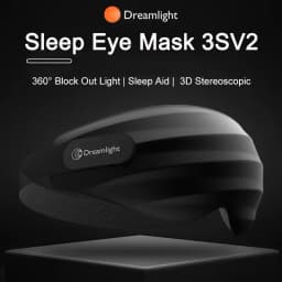 Dreamlight 3s قناع عين النوم ثلاثية الأبعاد مجسمة النوم المعونة للرجال النساء الكبار المحمولة للنوم كتلة قناع عين خفيف السفر