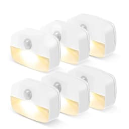 السيارات تشغيل/إيقاف LED مصباح الليل الذكي ضوء تحت الكابين PIR محس حركة المطبخ غرفة نوم ضوء ليلة خزانة خزانة الدرج