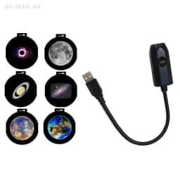 مصباح إسقاط ضوئي USB للقمر والأرض بزاوية 360 درجة، إضاءة ليلية للسماء المرصعة بالنجوم مع جهاز تحكم عن بعد لغرف الأطفال، هدية عيد ميلاد، إضاءة أجواء منزلية