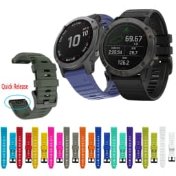 26 20 22 مللي متر حزام الساعات ل Garmin Fenix 6 6X برو 5 5s 5X زائد 3HR Fenix7 7X سيليكون الإفراج السريع ساعة Easyfit المعصم الف