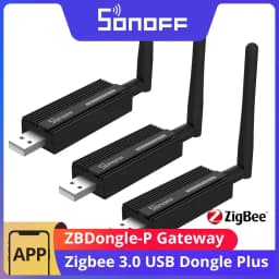 بوابة SONOFF Zigbee 3.0 ZBDongle-P USB Dongle Hub تدعم Matter وHome Assistant وZigbee2MQTT لأجهزة المنزل الذكي
