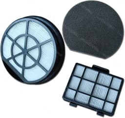 مرشحات BBZ152EF للمكنسة الكهربائية بدون اكياس من سلسلة Bosch 2 (BGC05، BGS05)، لمرشح المكنسة الكهربائية الأسطوانية بدون كيس من أمازون بيسيكس