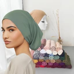 56 ألوان أزياء المرأة الحجاب الداخلي أنبوب قبعة إسلامية بونيه عادي الإسلامية underscarf الخيزران جيرسي Undercaps