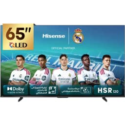 هايسنس 65 بوصة تلفزيون ذكي، دقة 4 كيه كيو ليد، 60‎ Hz، اسود، Q61Q