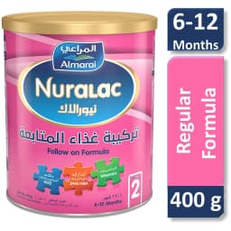نيورالاك حليب المتابعة 2 للأطفال من 6 إلى 12 شهرًا - 400 جم