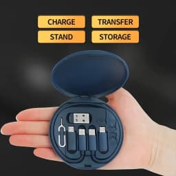 متعدد USB نوع C إلى C 60 واط كابل محول الشحن عدة USB C إلى تحويل الإضاءة مجموعة USB A ونوع C إلى مايكرو/نوع C/الإضاءة