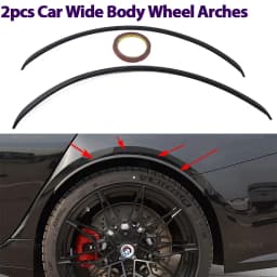 2 قطعة طقم الجسم الحاجز أقواس العجلات حامي قطعة من نسيج غطاء لسيارات BMW E81 E82 E87 E92 E93 F30 E88 F20 F21 G16 E84 F48 G29 G38