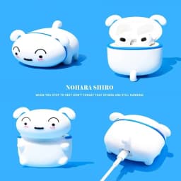 غطاء سيليكون لسماعات Airpods 1 2 3 4 5 Pro Pro 2 Pro 3 من Nohara Shiro