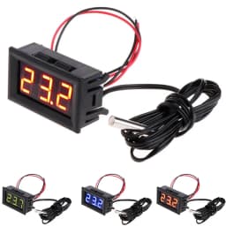 1 قطعة ميزان الحرارة الرقمي واي/1 متر التحقيق DC5V-12V LED ميزان الحرارة لسيارة مراقبة درجة الحرارة عداد لوحة قياس المدى-50-110 ° ج