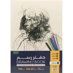 روكو لوح رسم، 185 gsm، 25 × 35 سم، 12 ورقةY