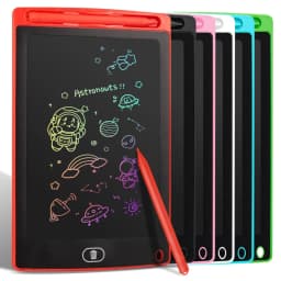 تابلت رسم LCD مقاس 6.5/8.5/10/12 بوصة للأطفال، لوحة قابلة للمسح قابلة لإعادة الشحن مع قلم، لعبة تعليمية للسفر هدية للأولاد والبنات