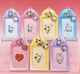 مجموعة بطاقات شخصيات BT21 koya RJ Shooky Man Chimmy Tata Cooky الكرتونية الإبداعية، مجموعة تخزين كرتونية ثانوية، هدية