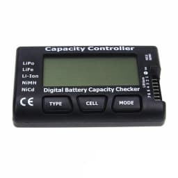 CellMeter-7 كاشف سعة البطارية الرقمي LiPo LiFe Li-ion Nicd NiMH كاشف جهد البطارية، فاحص، مقياس بطارية RC