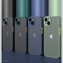 حافظة لهاتف آيفون 15 11 12 13 Mini 14 Pro XR X Xs Max 7 8 Plus SE 2020 غطاء صلب من السيليكون كابا