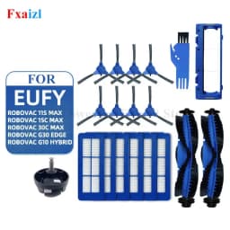 لـ Eufy RoboVac 11S Max، 15C Max، 25C Max، 30C Max، G10، G20، G30 Edge Hybrid، G32 Pro ملحقات فلتر جزء المكنسة الكهربائية