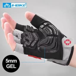 INBIKE للصدمات هلام الوسادة قفازات ركوب الدراجات نصف اصبع الرياضة قفازات الرجال النساء الصيف دراجة رياضة اللياقة البدنية قفازات قفازات الجبلية IF239