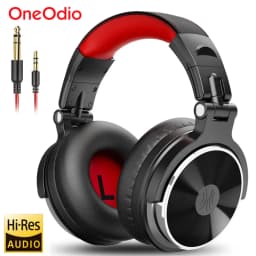 Oneodio المهنية DJ سماعات فوق الأذن استوديو رصد سماعة مع ميكروفون HIFI السلكية باس سماعة الألعاب للهاتف