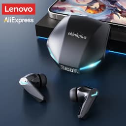 سماعة الألعاب Choice Lenovo GM2 Pro، شاشة LED رقمية، سماعات أذن رياضية لاسلكية عالية الدقة، سماعات أذن منخفضة الكمون مقاومة للماء