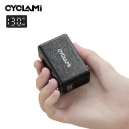 130 PSI CYCLAMI AM6 مضخة هواء أوتوماتيكية محمولة للجيب منفاخ كهربائي عرض ضغط الإطارات منفاخ لإطارات السيارة دراجة الطريق الجبلية FV AV
