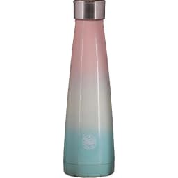 اتريوم كلاسيك ألوان ثلاثية قارورة ماء، 420.00 ml ( 14.78 oz )، وردي/عاجي/أخضر