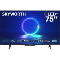 سكاي وورث 75 بوصة تلفزيون ذكي، دقة 4 كيه كيو ال اي دي+، 120 Hz، اسود، Q6800H