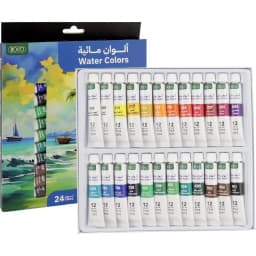 روكو مجموعة طلاء ألوان ألوان مائية، ألوان متنوعة، 24 لون 12.00 مل