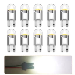 10 قطعة 20 قطعة أحمر أصفر أبيض W5W T10 WY5W 192 194 168 LED لمبات السيارات لقراءة السيارات عرض التخليص بدوره أضواء الإشارة