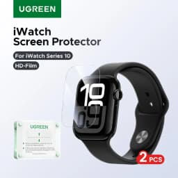 UGREEN 2 قطعة لسلسلة ساعات أبل 11 10 S11 S10 واقي شاشة ناعم 46 42 مللي متر طبقة رقيقة واقية كاملة التغطية