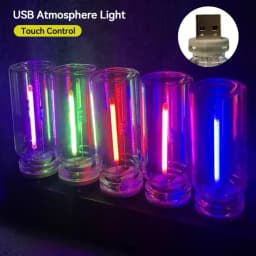 الرجعية LED اديسون لمبة ضوء الليل التخييم المتوهجة الزخرفية LED الإضاءة الرجعية USB LED خيوط اللمس يعتم لمبة 5 فولت