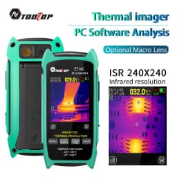 TOOLTOP ET14C 2.8 بوصة التصوير الحراري 25 هرتز كاميرا التصوير الحراري المنزلي ISR240x240 التصوير الحراري مع حامل كشف الأخطاء الكهربائية