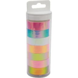 روكو لاصق واشي، 7 بكرات، 15 mm X 3 m، قوس قزح