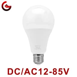 لمبة LED E27 تيار مستمر/التيار المتناوب 12 فولت-85 فولت 3 واط 6 واط 9 واط 12 واط 15 واط 18 واط 25 واط ضوء الجهد المنخفض 12 فولت الأضواء الإضاءة مصباح أبيض بارد/دافئ
