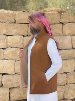 سديري دبل فيس جملي فاتح وبيج
