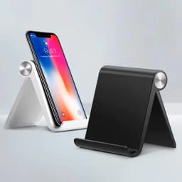 حامل هاتف قابل للتعديل، حامل هاتف محمول قابل للطي، حامل هاتف عالمي للاستخدام على سطح المكتب لأجهزة آيفون وسامسونج