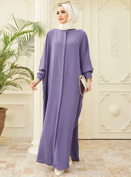 عباية إسلامية بأكمام طويلة للنساء ، رداء رمضان الإسلامي ، عبايات ، ملابس نسائية بدون حجاب ، الشرق الأوسط ، موضة