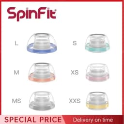 سماعات أذن سيليكون ثلاثية الأبعاد SpinFit AuraFine لـ AirPods Pro 3، ملحقات غير مرئية مريحة