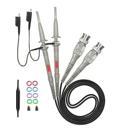 1 قطعة/2 قطعة P6100 BNC راسم الذبذبات التحقيق عدة 100 ميجا هرتز 1X 10X Mayitr عالية الدقة نطاق محلل التمساح كليب مجسات موصلات اختبار