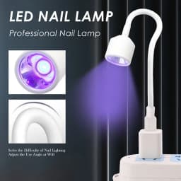 مجفف أظافر صغير UV LED مسمار مصباح طوي USB علاج أضواء لمبة مكتب ل جيل للأظافر البولندية سريعة الجافة مسمار الفن مجفف مانيكير أداة