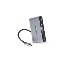 محطة إرساء محمولة usb-c ‏5 في 1 بدقة 4k وhdmi/dp ودعم pd بقدرة 100 واط