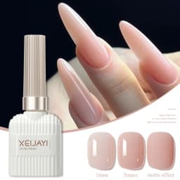 XEIJAYI 1 قطعة 15 مللي عارية الوردي هلام مسمار البولندية الله فتاة الورنيش نقع قبالة UV/LED هلام البولندية للتقليم اليومي DIY بها بنفسك الزفاف صالون الأظافر