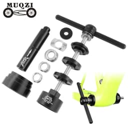 MUQZI مجموعة أدوات الدراجة أسفل قوس تثبيت وإزالة أداة دراجة أسفل قوس تحمل مزيل ل BB86/BB30/BB91/BB92/PF30