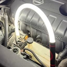 مصباح يدوي LED جديد قابل للثني، أضواء عمل محمولة ومرنة عالية الإضاءة، مصباح يدوي قابل لإعادة الشحن للميكانيكيين وإصلاح السيارات