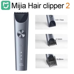 Mijia مقص الشعر 2 المنزلية اللاسلكية المتقلب قطع الحلاق IPX7 سبائك التيتانيوم شفرة الرجال السوالف ماكينة حلاقة كهربائية