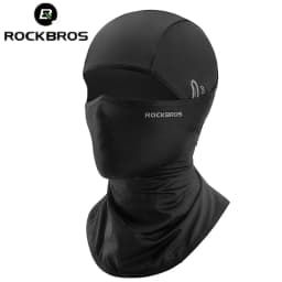 ROCKBROS الصيف الحرير الجليد ركوب الدراجات قناع قبعات في الهواء الطلق حماية من الشمس دراجة نارية رياضية باردة كامل الوجه دراجة قناع الدراجة وشاح قناع