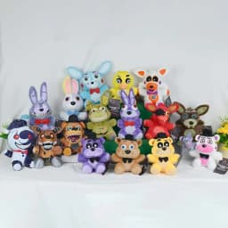 2025New خمس ليال في فريدي Fnaf ألعاب من القطيفة اللطيفة دمية بوني الدب ماكر الكرتون محشوة الدمى فريدي لعب للأطفال المشجعين الهدايا