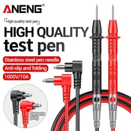 ANENG PT840 رقمي متعدد التحقيق العالمي 1000 فولت 10A اختبار الرصاص إبرة دبوس سلك القلم كابل عدة الفولتميتر الحالي تستر سلك